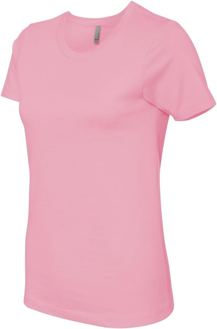 Next Level Women's Set in 1x1 Baby Rib Collar T-Shirt