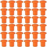 ZOENHOU 60 PCS Rebar Caps, Premium Plastic Mushroom