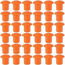 ZOENHOU 80 PCS Rebar Caps, Premium Plastic Mushroom