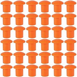 ZOENHOU 80 PCS Rebar Caps, Premium Plastic Mushroom