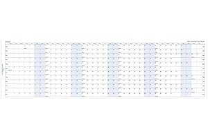 Filofax Calendar Diary Refill, Personal/Compact Size, Horizontal Year Planner, White Paper, English, 2026 (C68401-26)