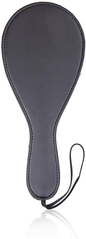 daogong Leather Paddles Black Plush on one Side and Leather Couple Props on The Other