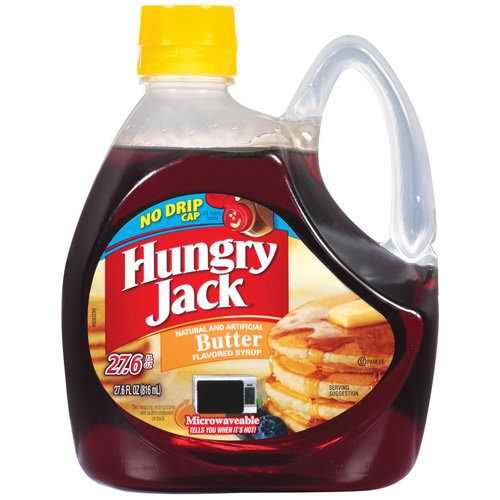Hungry Jack Microwaveable Bottle Original Pancake Syrup 27