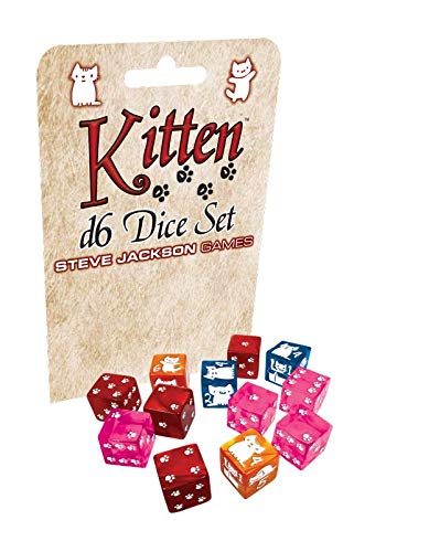 Kitten D6 Dice Set