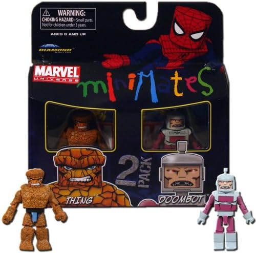Marvel Minimates Series 37 Mini Figure 2Pack Thing Doombot