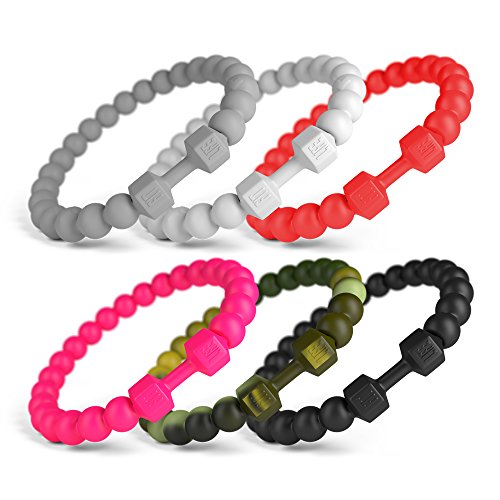 FitLife Fashion Dumbbell Bracelet Silicone Active Version Motivational