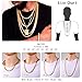 U7 Men Chunky Necklace 18KGP Stamp Hip Hop Jewelry Thick 9MM Wide 18K Yellow Gold Plated Snake Curb Chain - 24 Inch