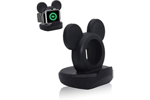 Silicone Watch Charger Stand Dock | Compatible with All Apple Watch Models Including Ultra 2, SE, Series 1-10 | Non-Slip, Ant