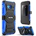 Lumia 640 Case, Evocel [New Generation Series] Belt Clip Holster, Kickstand, & Dual Layer for Microsoft Lumia 640, Blue (EVO-NK640-XX02)