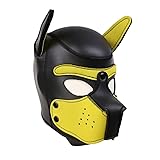 QUYUWOWO Neoprene Dog Full Face Puppy Mask