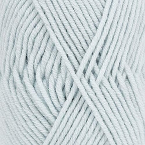 Superwash 100% Merino Wool Yarn for Knitting and Crocheting, 3 or Light, DK, Leight Worsted Weight, Drops Merino Extra Fine, 1.8 oz 115 Yards per Ball (39 Ice Blue)