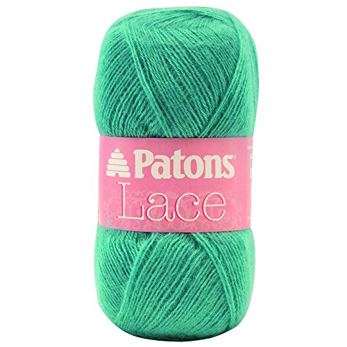 Patons Lace Yarn - (2) Fine Gauge  - 2.5 oz -  Mystic Teal -   For Crochet, Knitting & Crafting