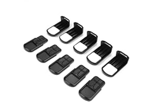5Pcs Baby Safety Locks Child Proof Protect Locks Adjustable Strap Locking System for Cabinets Drawers Appliances (Black)