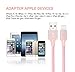 iPhone Charger Cable, LUXEAR 3 Pack 3ft iPhone Lightning Cable Cords iPhone Charger Pink for iPhone X 8 8 Plus 7 7 Plus 6s 6s Plus 5s 5 SE iPad air 2 mini (Romantic Pink)
