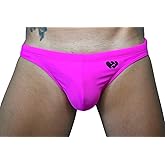 Top Spot Apparel Men's Classic Swim Mini Briefs, Solid Color