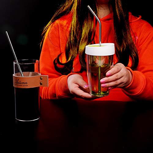 5 VEHHE+Straws+Stainless+Drinking+Reusable