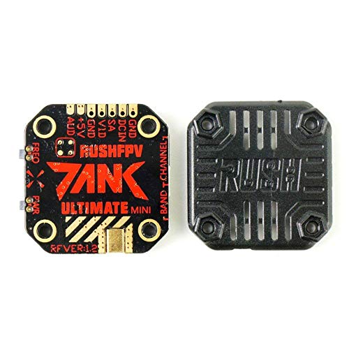 Rush Tank Mini 2-8S 5.8GHz 48CH RaceBand PIT/25/200/500/800mW Switchable 2020mm Stackable VTX FPV Video Transmitter Support Smart Audio for 2/3/4/5 inch Carbon Fiber FPV Racing Quad Quadcopter Drone