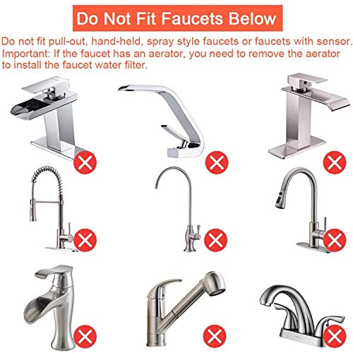 Faucet Water Filter SUS304 Stainless Steel with Ultrafiltration