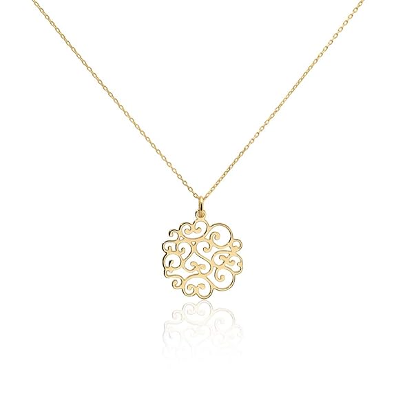 Muttertag - Halskette Spitze Mogador - Damenschmuck - vergoldet - Unsere Ikonischen