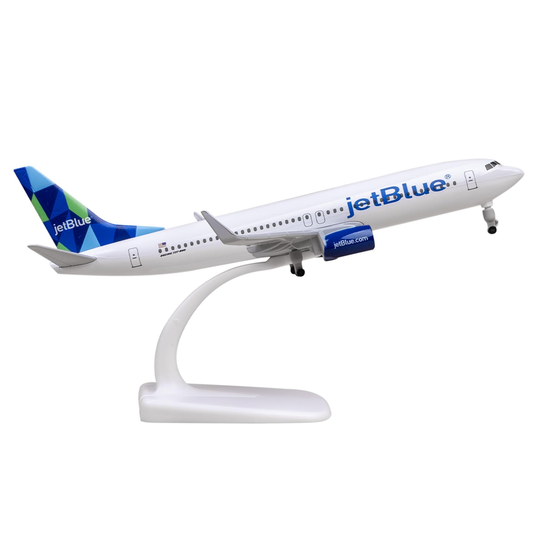 Bswath JetBlue 737 Metal Alloy Model Plane for Gift and Decoration
