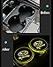 Lntly LED Car Logo Cup Holder Pad Waterproof Bottle Drinks Coaster Built-in Light 7 Colors Changing USB Charging Mat LED Cup Mat Car Atmosphere Lamp 2PCS for Subaru Accessories