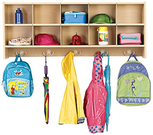 Young Time 7104YR441 10 Section Wall Mount Coat Locker