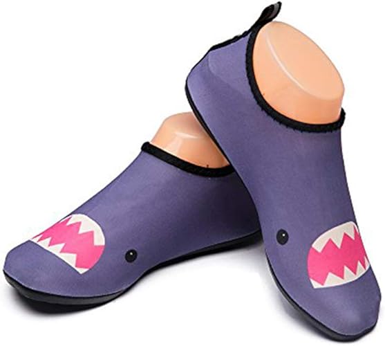 Amazon Hellosun マリンシューズ スキンシューズ ウォーターシューズ ビーチシューズ ヨガ シューズ アクアシューズ キッズシューズ 可愛い柄 キッズ 子供 水陸両用 軽量 通気性 プール 砂浜 サーフィンヨガ 男女兼用 携帯便利 Hellosun ビーチサンダル