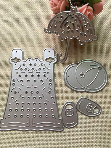 Card Card - Scrapbooking Embossing Diy Steel Carbon Knife Die Dress Amp Umbrella Cutting Metal Stencil Album - Long Purse Board Clips Holder Shuffler Sleeves Case Women Wallet