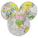 Rhode Island Novelty 12 Inch Clear Globe Inflate Beach Ball | Pack of 12