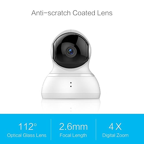 YI Dome Camera Pan/Tilt/Zoom Wireless IP Indoor Security