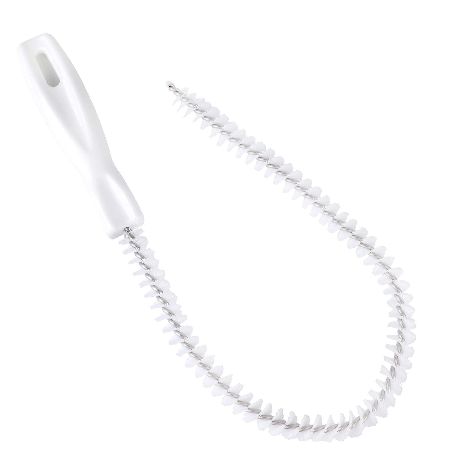 Pufeuoo Flexible Sink Cleaning Brush Pipe Cleaning Brush 45cm Waterpipe Drain Dredge Tool Sink Hair Remover Tool Drain Unblocker Tools for Sink, Bath, Radiator and Bottle