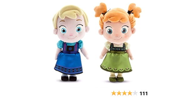 small elsa and anna toddler dolls