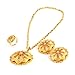 18K Gold Plated Big Size Jewelry Sets for Ethiopian Habesha Women Wedding Party Jewelry