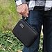 USA GEAR Multimeter Case - Voltage Tester Case Compatible with Astro AI Multi Meter, Klein Tools Multimeter Tester, Fluke Multimeter, and More Electrical Tester - Water & Scratch Resistant (Black)
