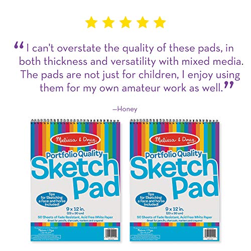 4 Melissa+Doug+Sketch+Fade+Resistant+Acid+Free