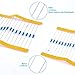 kuman 1% Resistor Kit Assortment, 0 Ohm-1M Ohm (Pack of 525) with 5x7cm Solder Finished Prototype PCB Circuit Board Breadboard for Arduino Rasbperry pi 3 2 1 Model B B+ A K78 (K78-US)