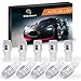 194 168 T10 Wedge LED Bulbs White, YITAMOTOR 906 161 2825 W5W 158 LED Interior Car Lights Bulbs for Dome Map License Plate Light, 2323 Chipsets, 12V, 6000K, 10-Pack