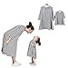 Norbi Parent-Child Striped Shirt Dress Family Clothes Outfits Sleeve Stripes Mom Size fit US S-M