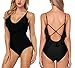 JULNN Women's Swimsuits Fashion One Piece Swimwears Halter Backless Sexy Bathing Suits Bikini