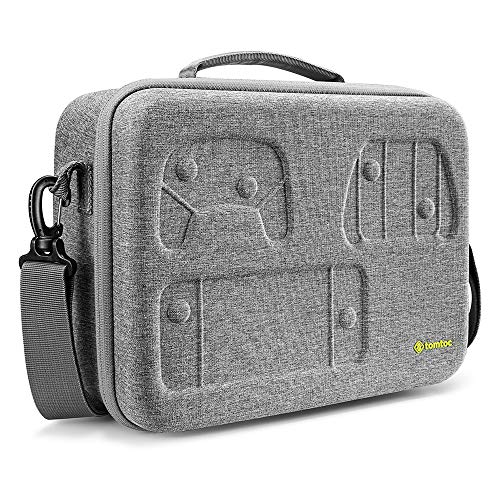 Travel Carrying Case for Nintendo Switch System, tomtoc Protective Hard Case Storage Shoulder Bag with 32 Game-Card Slots Fit for Switch Console, Pro Controller, Dock and Accessories, Upgraded Version