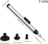 MANTTH 2x Solder Sucker Pen Vacuum Desoldering Tool SMD Component Pickup view 2