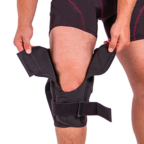BraceAbility Obesity Knee Pain Brace Oversized King & Queen Hinged