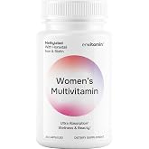 envitamin Womens Methylated Multivitamin Multimineral Horsetail, Iron, Biotin Complex with L Methylfolate for Ultra Absorption