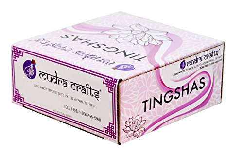 image for Mudra Crafts Tibetan Handmade Yoga Meditation Om Tingsha Bell Chimes C