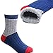 YAMAZI kid's Cotton Athletic Socks Warm Cozy Knit Casual Crew Socks For Boys 5 Pairs Pack