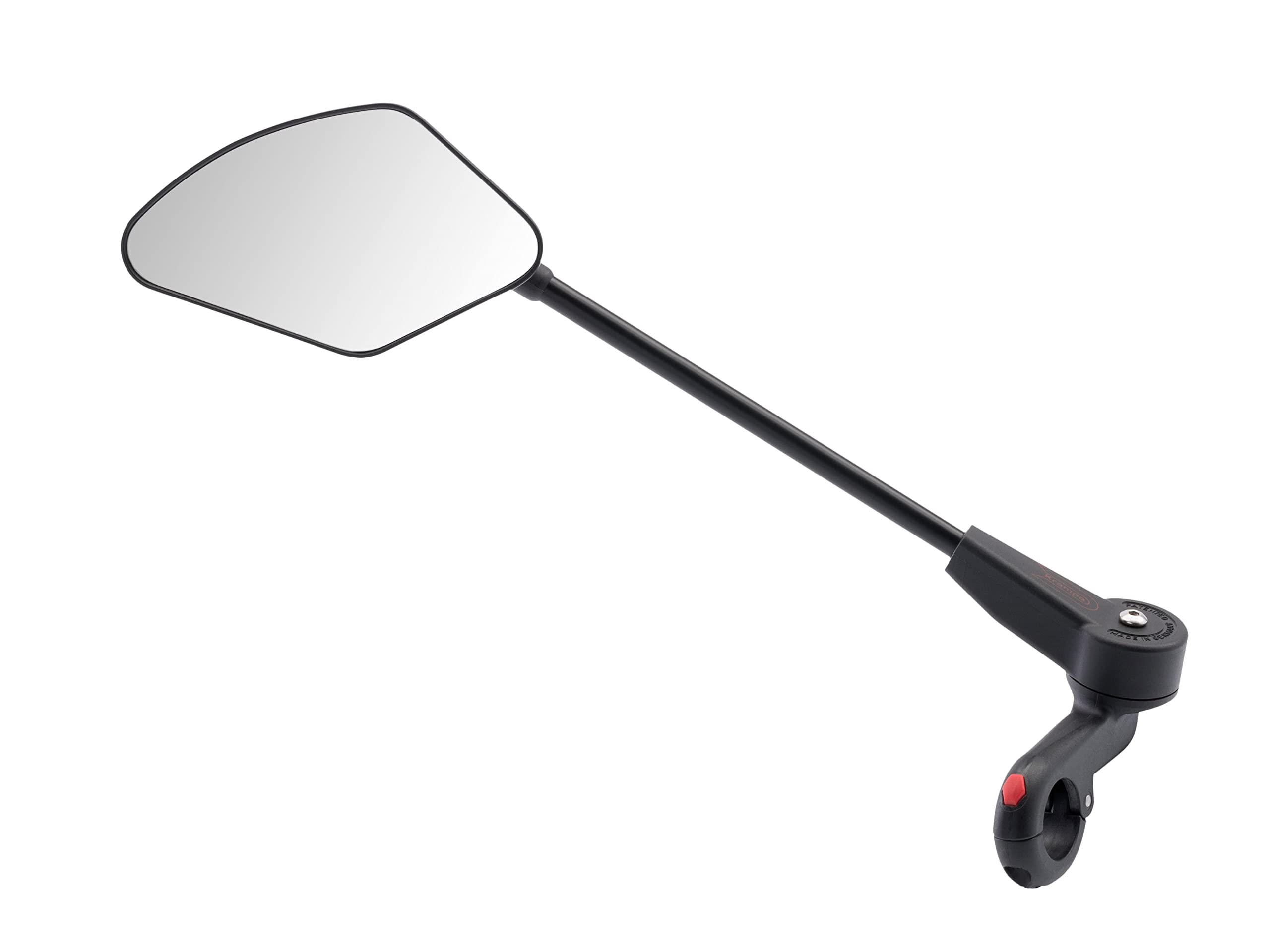 Krampe KF Cross Type A | Sporty Folding Bike Mirror |only mountable on The Left | for All Types of Bikes