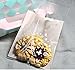 Patty Both 100 PCS Lovely Cute Bowknot OPP Self Adhesive Cookie Bakery Candy Biscuit Roasting Treat Gift DIY Plastic Bag (Romantic Tower)
