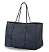 Casper & Coal® Multipurpose Tote Beach Bag with Neoprene Exterior/Charcoal