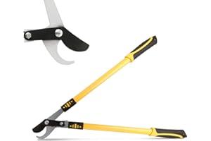 Garden Hedge & Tree Loppers, 28.7 Inch Heavy Duty Lopper with Compound Action, 2 inch Cutting Capacity with Non-Slip Handle B