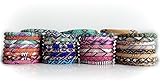 Wigspedia WHOLESALE 1 DOZEN (12 BRACELETS) RANDOM MIX OF Nepal Glass Beaded Bracelets